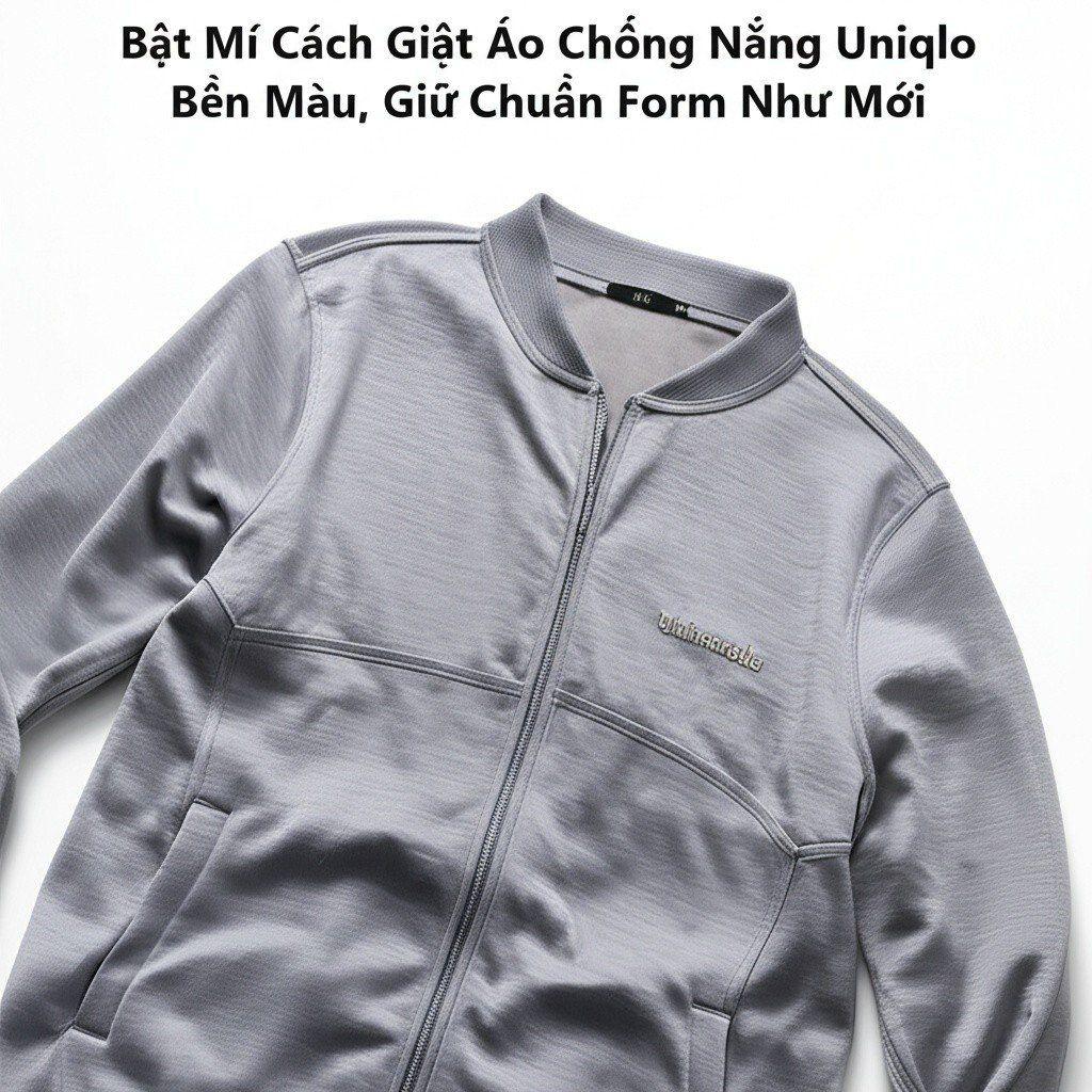 Hình minh họa cho bài viết: Bật Mí Cách Giặt Áo Chống Nắng Uniqlo Bền Màu, Giữ Chuẩn Form Như Mới