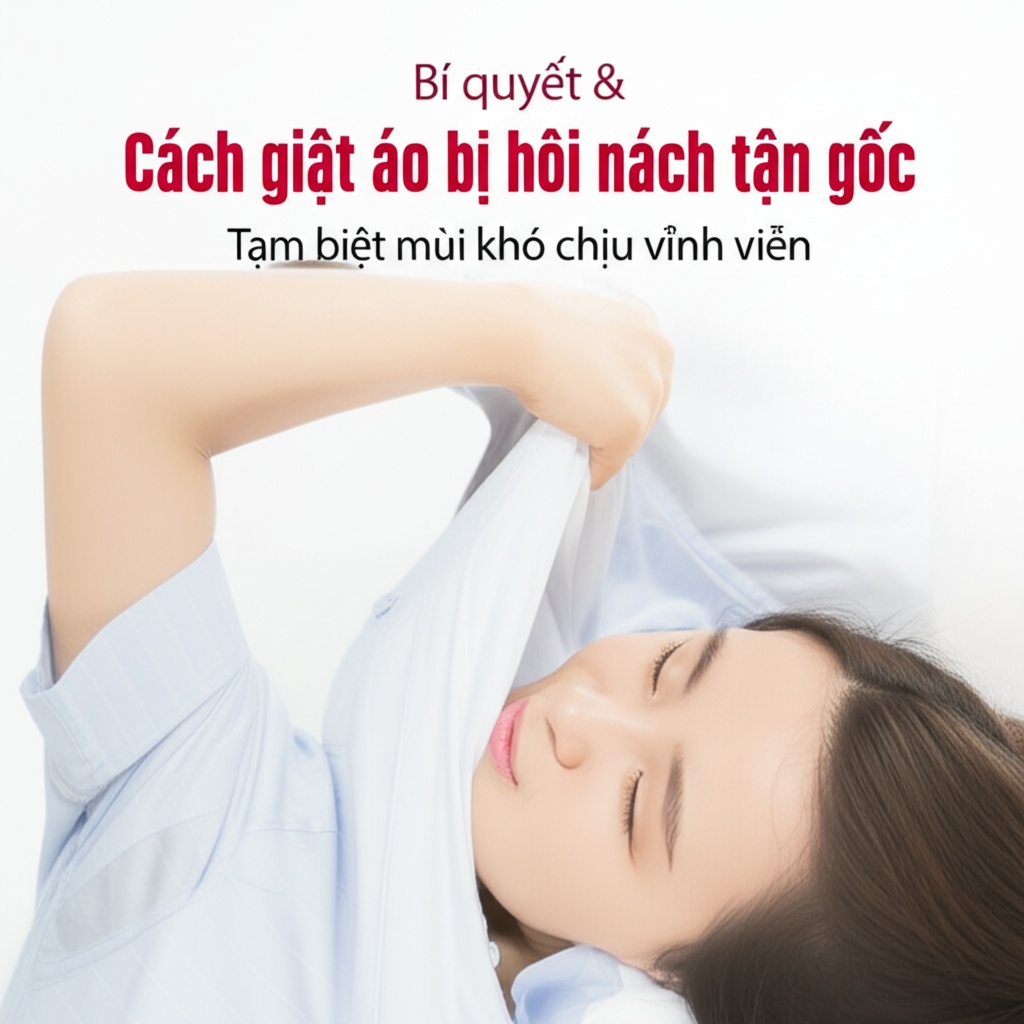 Hình minh họa cho bài viết: Bí quyết & Cách giặt áo bị hôi nách tận gốc: Tạm biệt mùi khó chịu vĩnh viễn