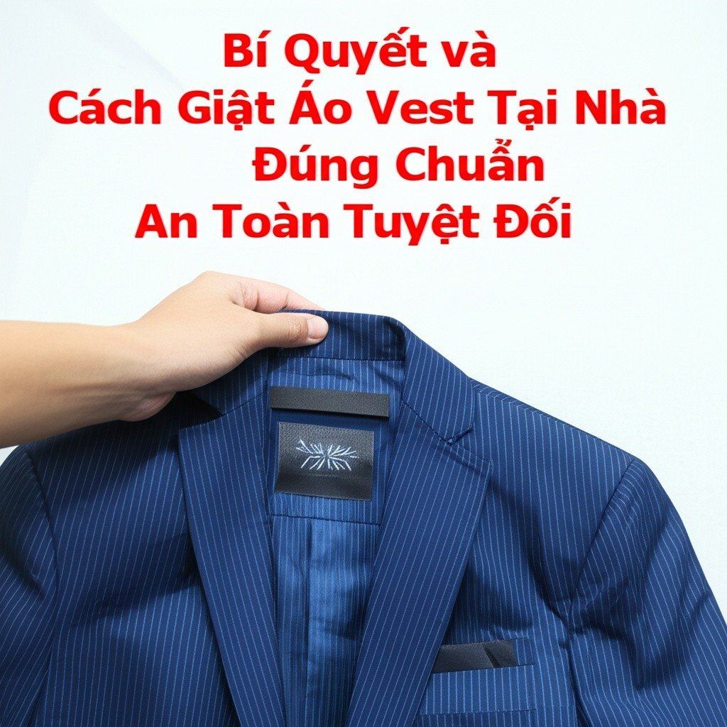 Hình minh họa cho bài viết: Bí Quyết và Cách Giặt Áo Vest Tại Nhà Đúng Chuẩn, An Toàn Tuyệt Đối