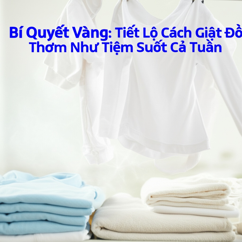 Hình minh họa cho bài viết: Bí Quyết Vàng: Tiết Lộ Cách Giặt Đồ Thơm Như Tiệm Suốt Cả Tuần
