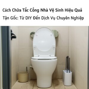 Cách Chữa Tắc Cống Nhà Vệ Sinh Hiệu Quả Tận Gốc: Từ DIY Đến Dịch Vụ Chuyên Nghiệp