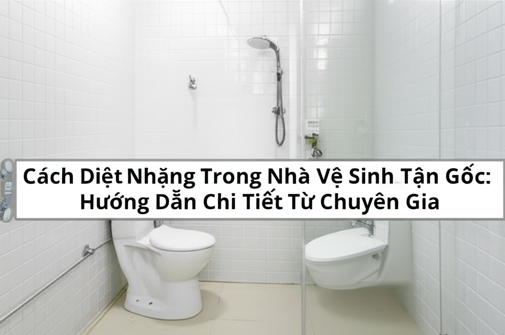 Hình minh họa cho bài viết: Cách Diệt Nhặng Trong Nhà Vệ Sinh Tận Gốc: Hướng Dẫn Chi Tiết Từ Chuyên Gia