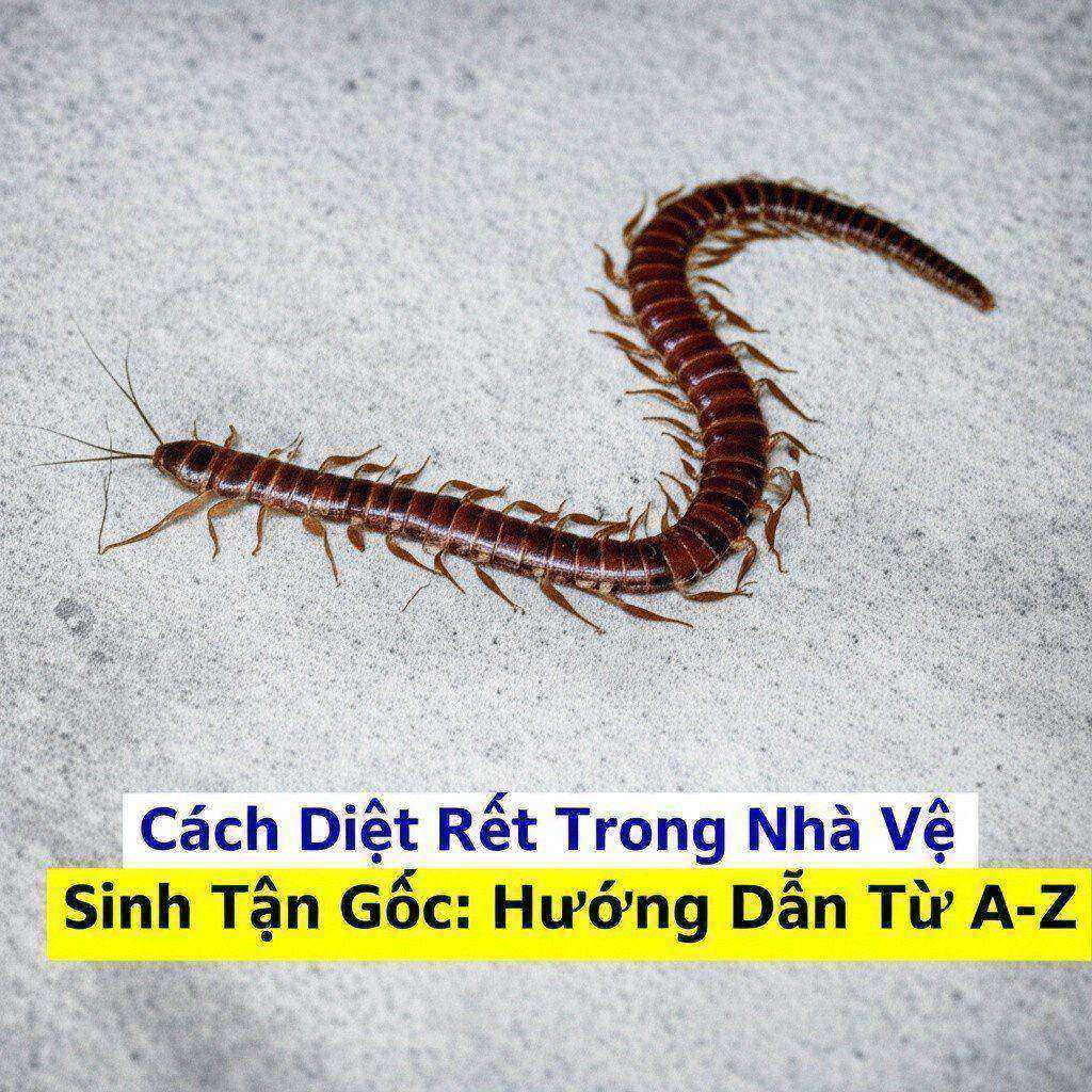 Hình minh họa cho bài viết: Cách Diệt Rết Trong Nhà Vệ Sinh Tận Gốc: Hướng Dẫn Từ A-Z