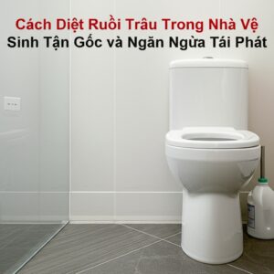 Cách Diệt Ruồi Trâu Trong Nhà Vệ Sinh Tận Gốc và Ngăn Ngừa Tái Phát