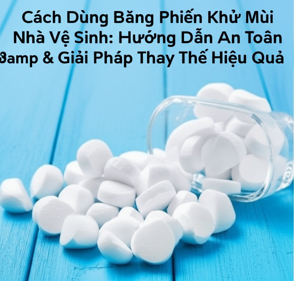 Hình minh họa cho bài viết: Cách Dùng Băng Phiến Khử Mùi Nhà Vệ Sinh: Hướng Dẫn An Toàn & Giải Pháp Thay Thế Hiệu Quả