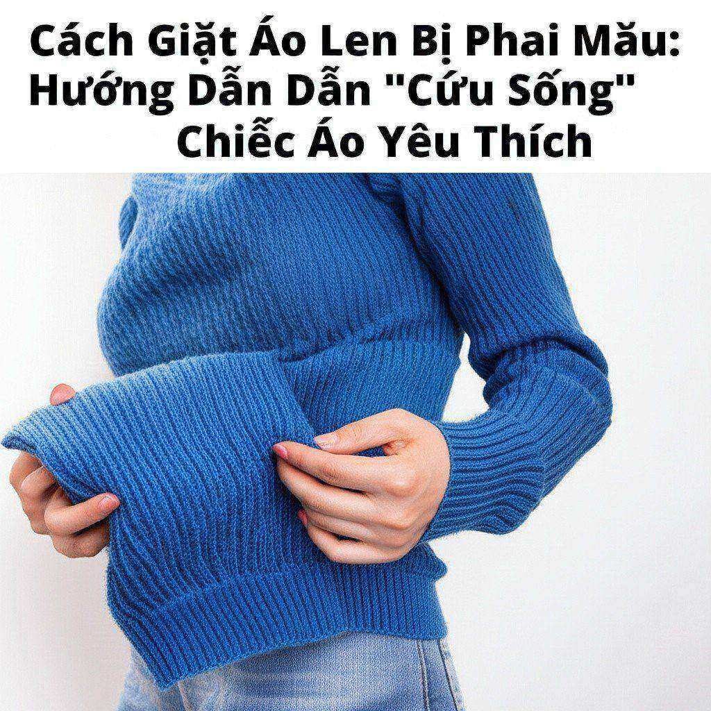 Hình minh họa cho bài viết: Cách Giặt Áo Len Bị Phai Màu: Hướng Dẫn