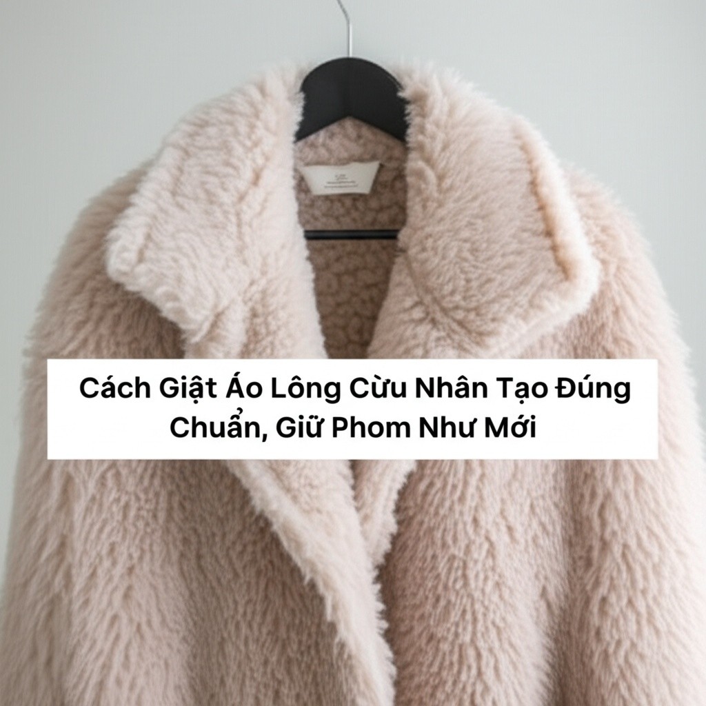 Hình minh họa cho bài viết: Cách Giặt Áo Lông Cừu Nhân Tạo Đúng Chuẩn, Giữ Phom Như Mới