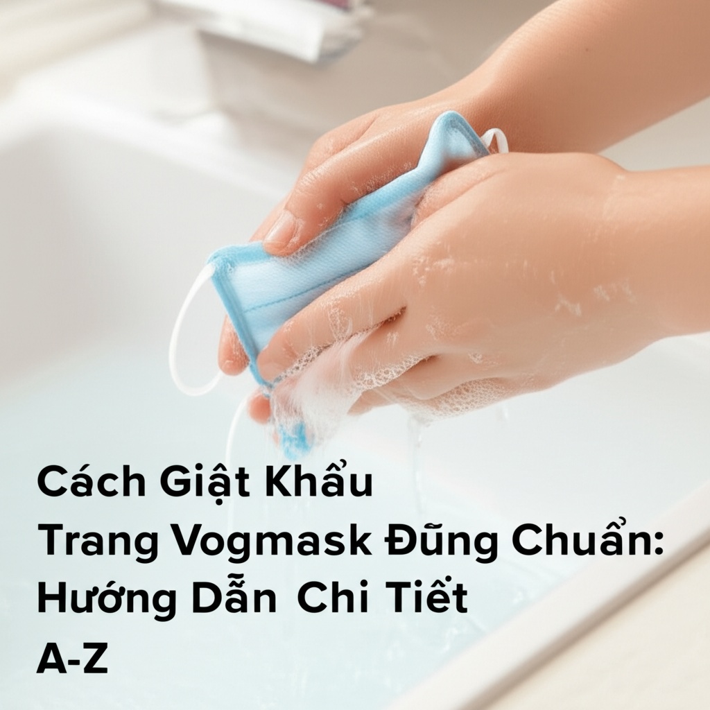 Hình minh họa cho bài viết: Cách Giặt Khẩu Trang Vogmask Đúng Chuẩn: Hướng Dẫn Chi Tiết A-Z