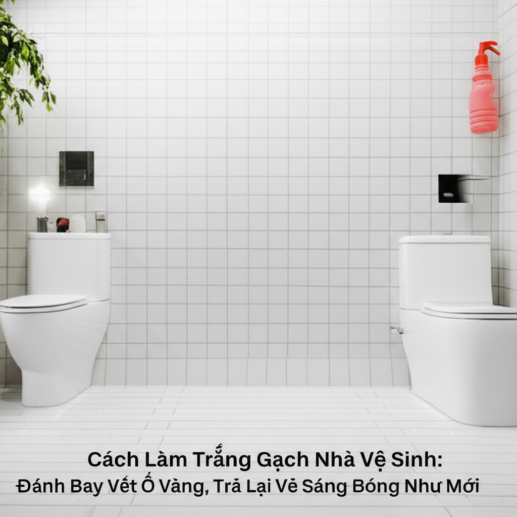 Hình minh họa cho bài viết: Cách Làm Trắng Gạch Nhà Vệ Sinh: Đánh Bay Vết Ố Vàng, Trả Lại Vẻ Sáng Bóng Như Mới