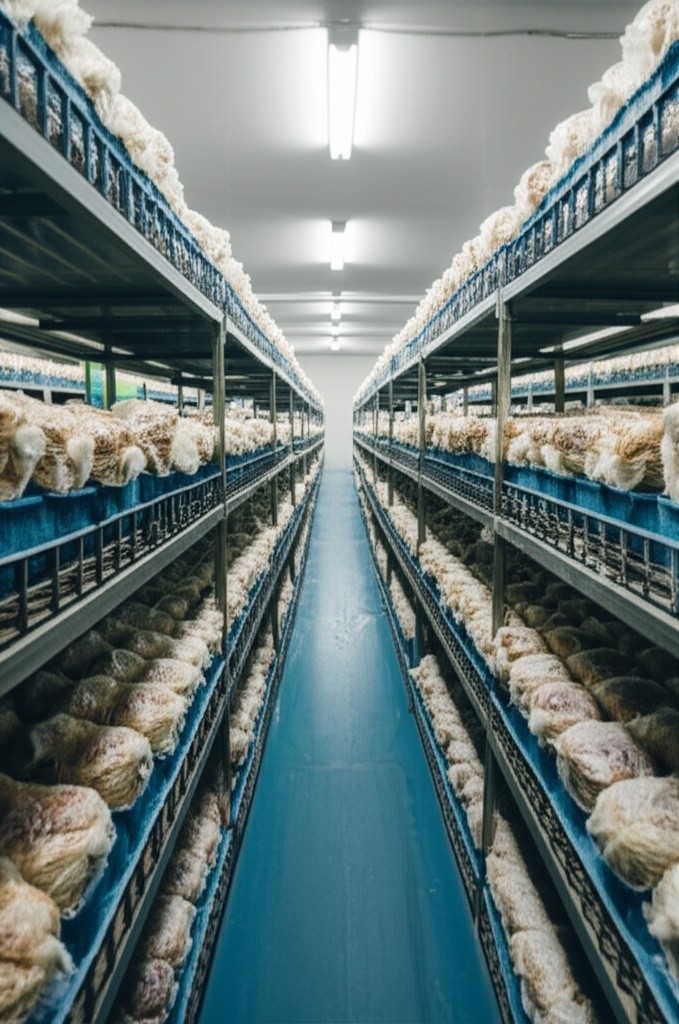 Hình minh họa cho bài viết: Cách Vệ Sinh Nhà Nấm Chuẩn Kỹ Thuật: Hướng Dẫn Từ A-Z Để Tối Ưu Năng Suất