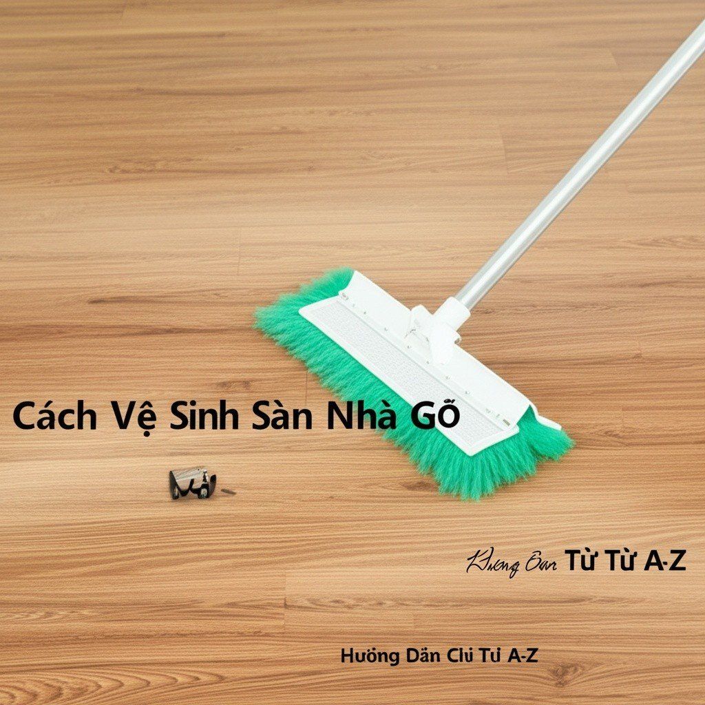Hình minh họa cho bài viết: Cách Vệ Sinh Sàn Nhà Gỗ Sáng Bóng Như Mới: Hướng Dẫn Chi Tiết Từ A-Z