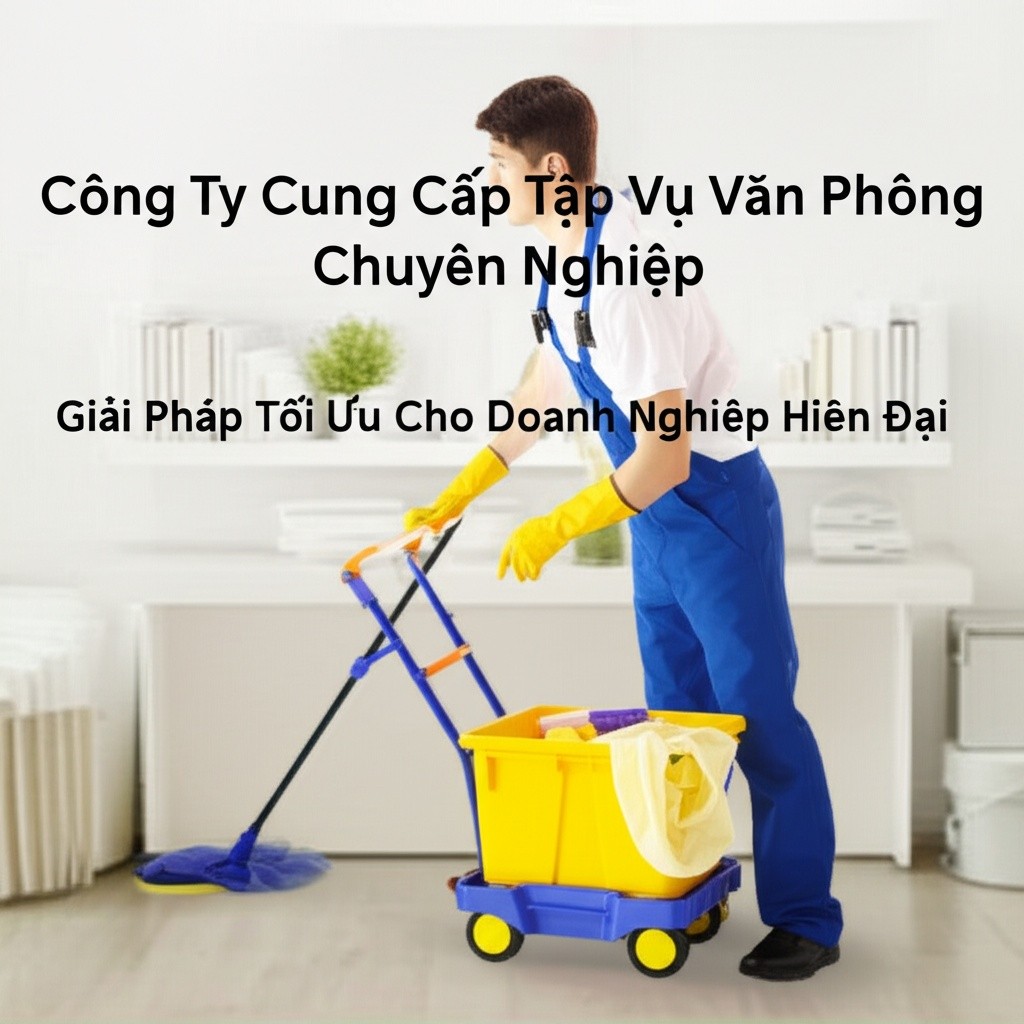 Hình minh họa cho bài viết: Công Ty Cung Cấp Tạp Vụ Văn Phòng Chuyên Nghiệp: Giải Pháp Tối Ưu Cho Doanh Nghiệp Hiện Đại