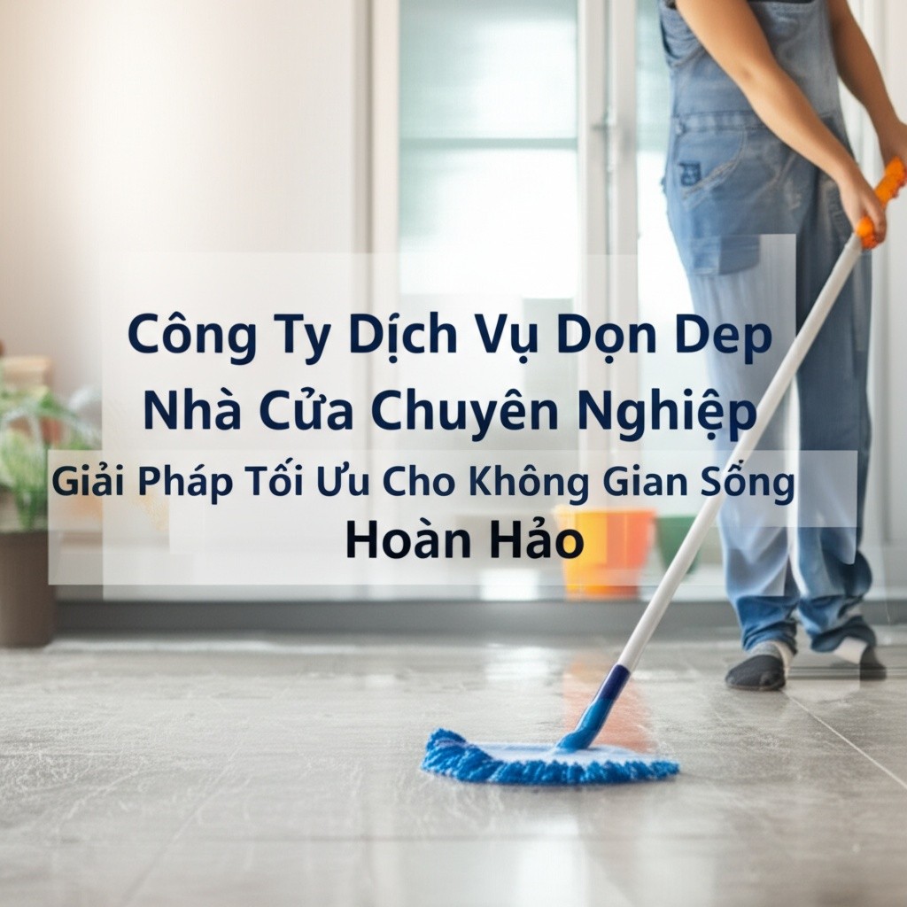 Hình minh họa cho bài viết: Công Ty Dịch Vụ Dọn Dẹp Nhà Cửa Chuyên Nghiệp: Giải Pháp Tối Ưu Cho Không Gian Sống Hoàn Hảo