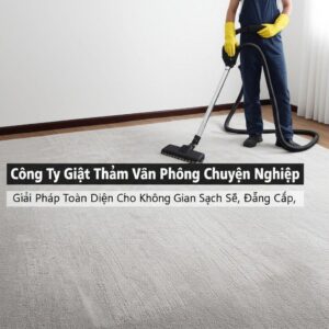 Công Ty Giặt Thảm Văn Phòng Chuyên Nghiệp: Giải Pháp Toàn Diện Cho Không Gian Sạch Sẽ, Đẳng Cấp