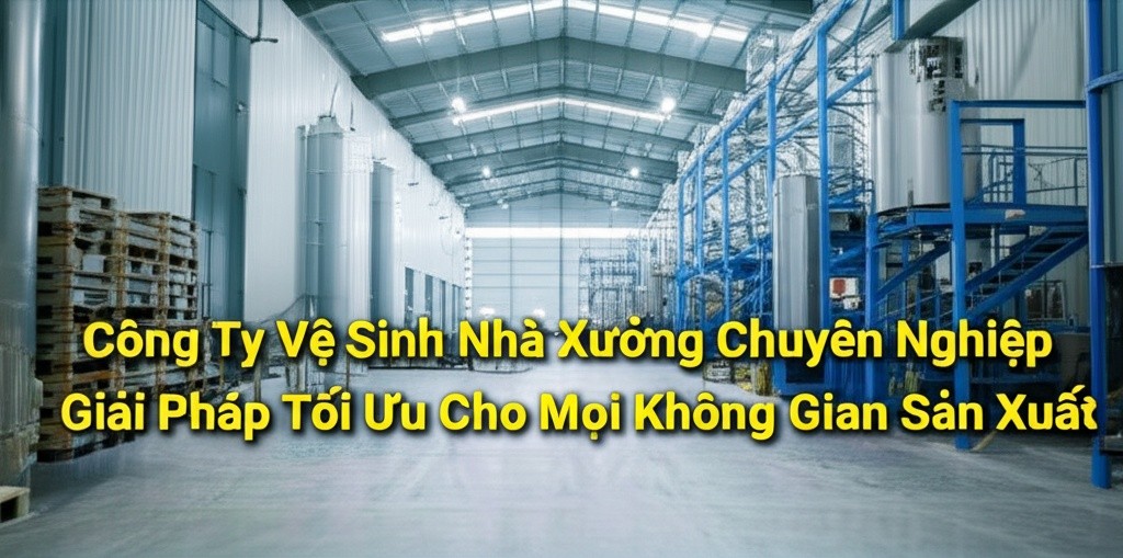 Hình minh họa cho bài viết: Công Ty Vệ Sinh Nhà Xưởng Chuyên Nghiệp: Giải Pháp Tối Ưu Cho Mọi Không Gian Sản Xuất