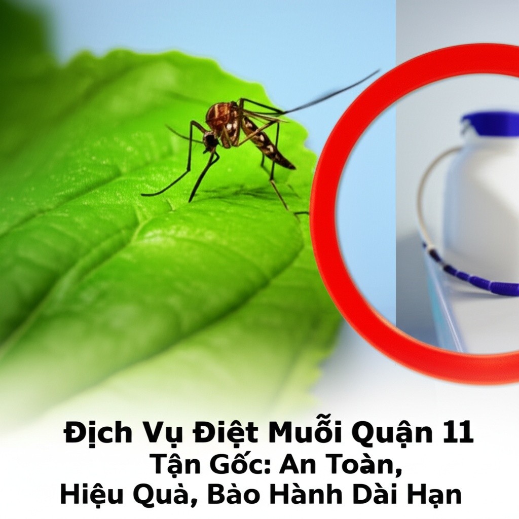 Hình minh họa cho bài viết: Dịch Vụ Diệt Muỗi Quận 11 Tận Gốc: An Toàn, Hiệu Quả, Bảo Hành Dài Hạn