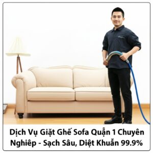 Dịch Vụ Giặt Ghế Sofa Quận 1 Chuyên Nghiệp – Sạch Sâu, Diệt Khuẩn 99.9%