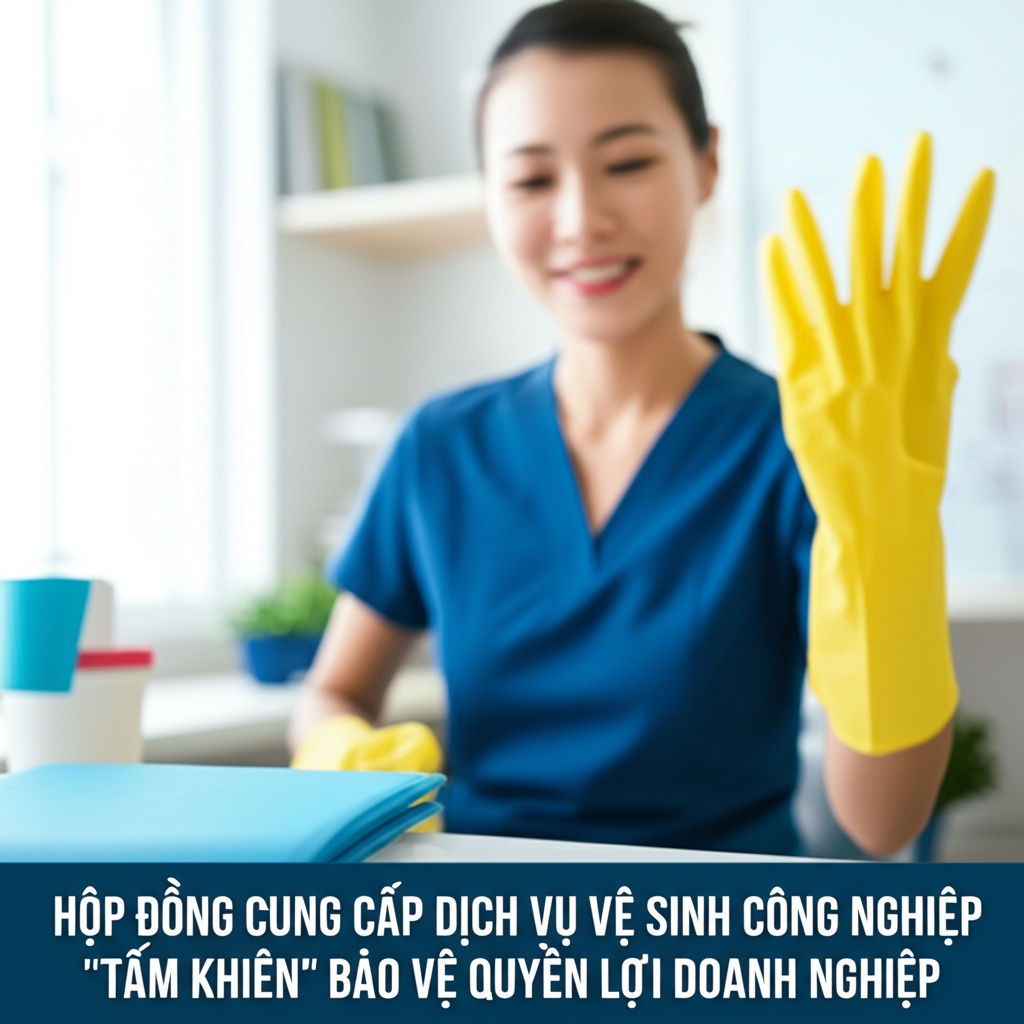 Hình minh họa cho bài viết: Hợp Đồng Cung Cấp Dịch Vụ Vệ Sinh Công Nghiệp: