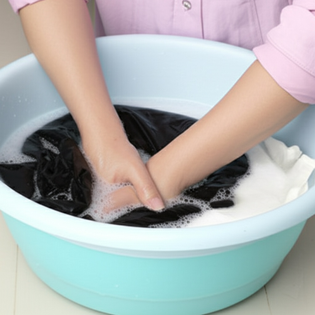 Hình minh họa cho bài viết: Hướng Dẫn Chi Tiết Các Bước Giặt Quần Áo Bằng Tay Đúng Cách, Sạch Thơm Như Giặt Máy