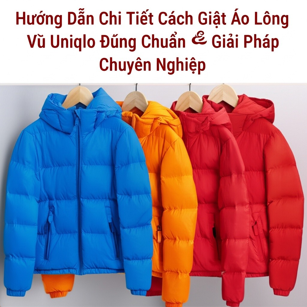 Hình minh họa cho bài viết: Hướng Dẫn Chi Tiết Cách Giặt Áo Lông Vũ Uniqlo Đúng Chuẩn Tại Nhà & Giải Pháp Chuyên Nghiệp