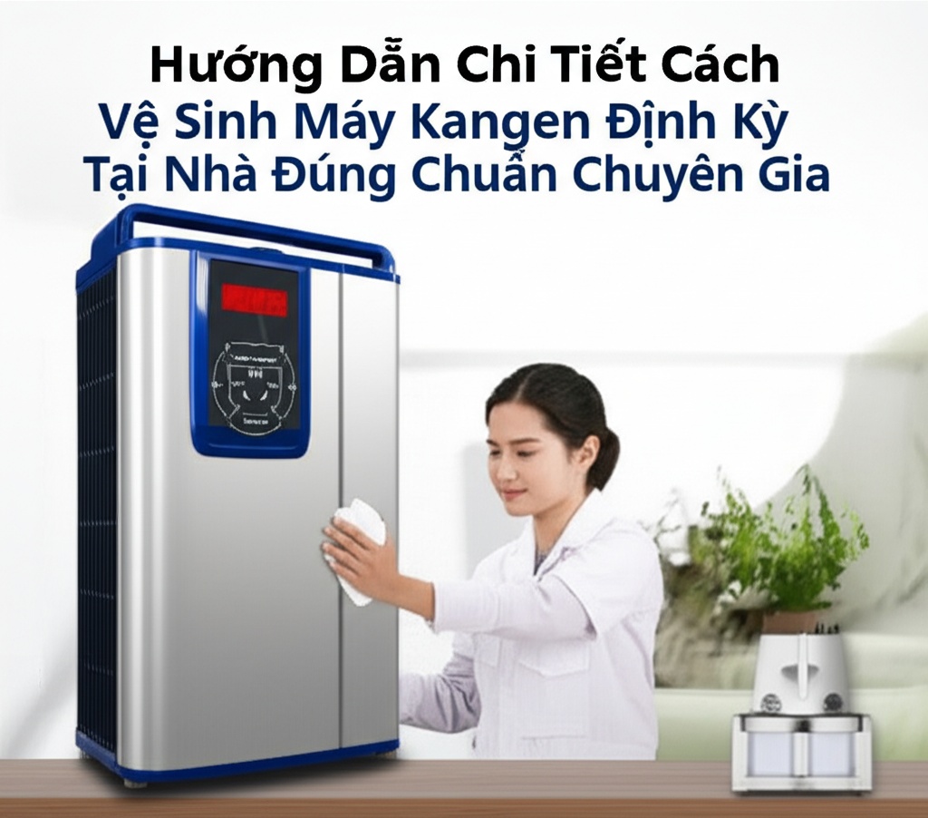 Hình minh họa cho bài viết: Hướng Dẫn Chi Tiết Cách Vệ Sinh Máy Kangen Định Kỳ Tại Nhà Đúng Chuẩn Chuyên Gia