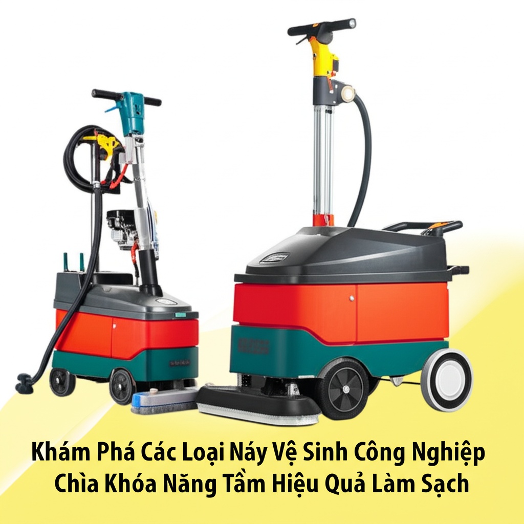 Hình minh họa cho bài viết: Khám Phá Các Loại Máy Vệ Sinh Công Nghiệp: Chìa Khóa Nâng Tầm Hiệu Quả Làm Sạch