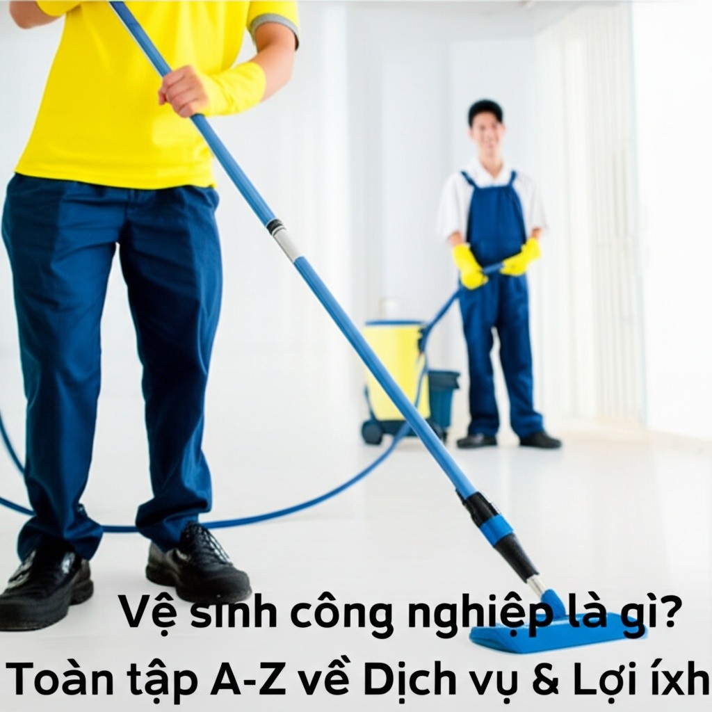 Hình minh họa cho bài viết: Vệ sinh công nghiệp là gì? Toàn tập A-Z về Dịch vụ & Lợi ích
